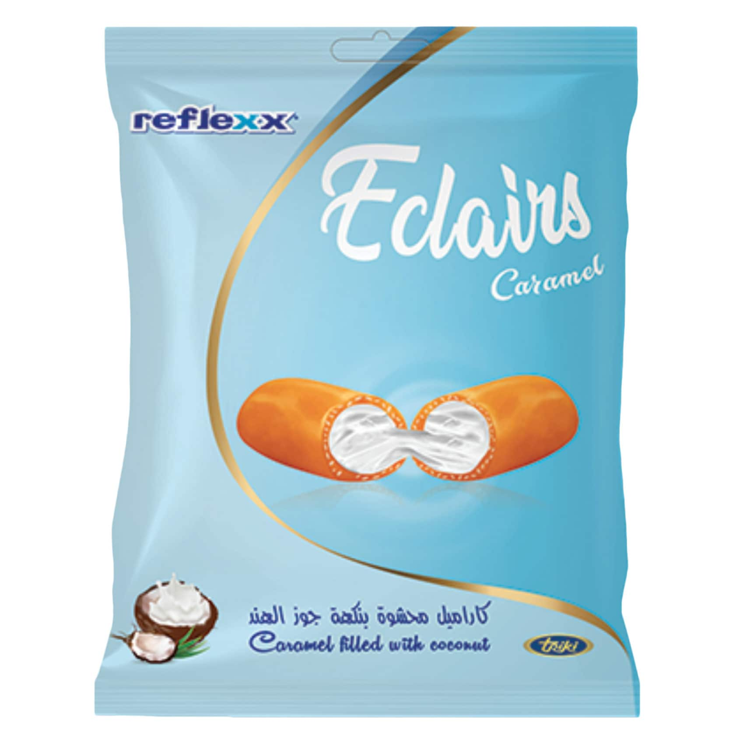 REFLEXX CARAMEL W/COCONUT ECLAIRS 200G